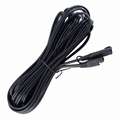 Battery Tender Extension Lead: Extension Cable, 16 ga Wire Size, 12.5 ft Overall Lg, Black, 15V