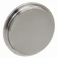 T304 Stainless Steel Male Cap, E Line Connection Type, 3" Tube Size