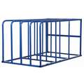 Vertical Sheet Storage Rack with 4 Bays; 50"W x 84"D x 44"H, 6000 lb. Total Load Capacity