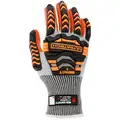 MCR Coated Gloves: S ( 7 ), ANSI Cut Level A4, ANSI Impact Level 1, Palm, Dipped, Sandy, 1 PR