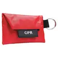 CPR 02 Key Ring with One Way Valve, 1 People Served, Number of Components 4, Nylon, 1" Height