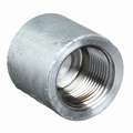 Galvanized Forged Steel Cap, 3/4" Pipe Size, FNPT Connection Type