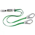 Stretchable Shock-Absorbing Lanyard, Number of Legs: 2, Working Length: 6 ft.
