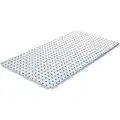 Alligatorboard Steel Pegboard Panel with 90 lb. Load Capacity, 16"H x 32"W, Silver, 2 PK