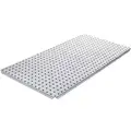 Alligatorboard Steel Pegboard Panel with 90 lb. Load Capacity, 16"H x 32"W, Gray, 2 PK