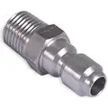 Quick-Connect Coupler: 1/4 in (M)NPT, 1/4 in (M) Quick Connect