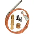 Robertshaw Replacement Thermocouple: Snap-Fit, 18 in Lg , 18 to 30 mV, LP/NG