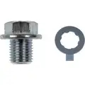 Hex Head Oil Drain Plug; M14-1.50 Thread Size