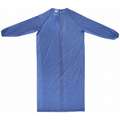 Condor Disposable Sleeve Apron, Blue, 55" Length, 54" Width, Vinyl Material, EA 1