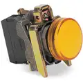 Schneider Electric Pilot Light Complete, 22mm, 24VAC Voltage, Lamp Type: LED, Terminal Connection: Screw Clamp