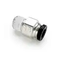 Non-DOT Approved Male Connector, Push-To-Connect Fitting, 5/16" x 1/8", Flame Resistant