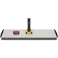 Rubbermaid Gray and Yellow Aluminum Microfiber Pad Holder With Squeegee, 1 EA