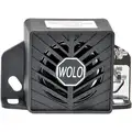 Wolo Back Up Alarm, 97 dB, 12 to 24 VDC Voltage, Includes Mounting Hardware, Instructions, Black