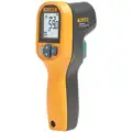 Fluke Backlit LCD Infrared Thermometer, Laser Sighting: Single Dot, -22&deg; to 662&deg; Temp. Range (F)