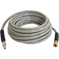 Simpson Hot Water Hose: 3/8 in Hose Inside Dia., 50 ft Hose Lg, Polyurethane, 3/8 in x 3/8 in Fitting Size