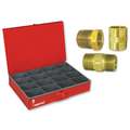 Imperial Brass Bushing, Coupler, & Nipples Pipe Fittings Assortment, 116 Pieces