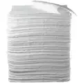 19" Absorbent Pad, Fluids Absorbed: Oil-Based Liquids, Heavy, 37.5 gal., 100 PK