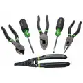 Greenlee Electronics Tool Kit: 6 Pieces, Electrical and Teleco mm Tools/Pliers/Screwdrivers