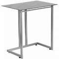 Flash Furniture Office Desk: 27 1/2 in Overall Wd, 28 3/4 in, 18 57/64 in Overall Dp, Black Top