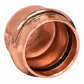 Cap: Copper, Press Fit, 3/4 in Copper Tube Size, EPDM O-Ring Material