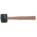 Rubber Mallet,13 oz. Head Weight,Hickory Handle Material