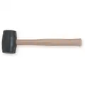 Rubber Mallet,22 oz. Head Weight,Hickory Handle Material