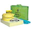 Spilltech Spill Kit/Station for Chemicals" Bag; Absorbs 7.49 gal.