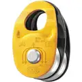 Pulley with Fixed Point, For Use With Used Alone or with Related Kits, Aluminum/Steel