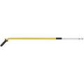 Rubbermaid Telescopic Wet Mop Handle: 4 to 6 ft., Metal, Snap-On, Yellow
