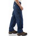 Carhartt Blue Pants, Cotton, Fits Waist Size: 44", 32" Inseam, 15.2 cal./cm2 ATP V Rating