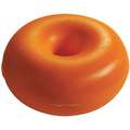 Pallet Cushion: 125 to 225 lb, 5 1/2 in Dia, 2 1/4 in Ht, Orange