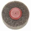 Scotch-Brite Mounted Flap Wheel: Medium, Non-Woven, 3 in, 1 1/4 in Face W, 1/4 in Abrasive Shank Size