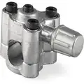 Supco Refrigeration Line Piercing Valve: 1/2 in and 5/8 in OD Connection Size, Aluminum