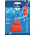 Century Drill & Tool 73513 Drill Stop, Red, Plastic