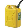 Diesel Fuel Can, Plastic, 5 gal Capacity, 18-15/32" Height, 13-7/64" Length