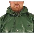 Tingley Rain Hood with Snaps, Green, Rainwear Primary Material: Nylon, Polyurethane, Seam Style: Heat Sealed