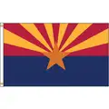 Arizona State Flag, 4 ft.H x 6 ft.W, Indoor, Outdoor