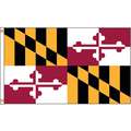 Nylglo Maryland State Flag, 4 ft.H x 6 ft.W, Indoor, Outdoor