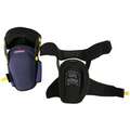 Westward Knee Pads: Non-marring, 1 Straps, Polyester, Universal Elbow and Knee Pad Size, 1 PR