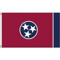 Nylglo Tennessee State Flag, 4 ft.H x 6 ft.W, Indoor, Outdoor