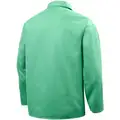 Steiner Green 100% 12 oz. Flame-Resistant Cotton Welding Jacket, Size: XL, 30" Length