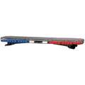 Code 3 Red/Blue Low Profile Light Bar, LED Lamp Type, Permanent Mounting, Number of Heads: 9