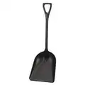 Hygienic Shovel: Square Point, Polypropylene, 14 in Blade Wd, 17 in Blade Lg, 42 in Overall Lg