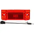 Truck-Lite Clearance Marker Lamp, 21 Series, Red Rectangular, LED, Fit 'N Forget, 6" L, 12 V, M21, 21051R