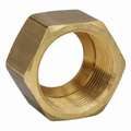 Nut: Brass, Compression, For 1/8 in Tube OD, 5/16-24 Threading Size, 3/8 in Overall Lg, 10 PK