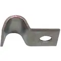 1 Line Tube Clamp, 3/8" Tube Size, Stainless Steel