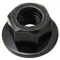 M8-1.25 Hex Nut with Free Spinning Washer; 13 mm dia., 13 mm Hex Size