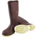Profile Rubber Boot, Men's, 12, Knee, Composite Toe Type, PVC, Cream, Red, 1 PR