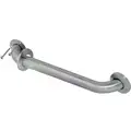 18" Concealed Wall Mount Stainless Steel Grab Bar, Silver