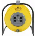 LumaPro 12 AWG, 1 ft. Hand Operated Extension Cord Reel; Yellow Reel Color